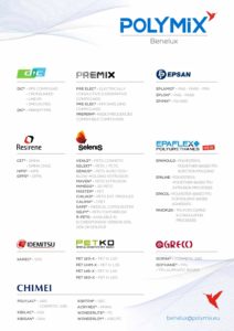 Range of distribution - POLYMIX BENELUX - AMP Polymix
